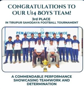 A commendable performance showcasing teamwork and determination in Football